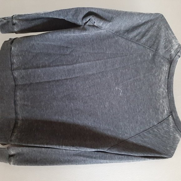 Milan Grey with Gold Logo Sweatshirt XS LongSleeve - Picture 2 of 5